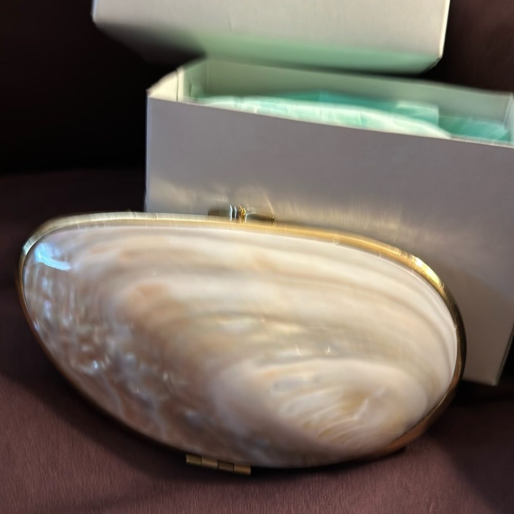 Sea shell clutch- New without tags